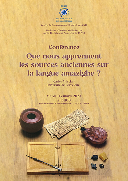 Conférence: « Que nous apprennent les sources anciennes sur la langue amazighe ? »