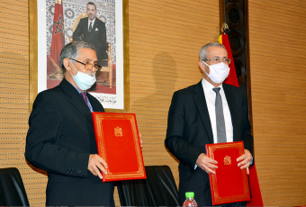 إبرام اتفاقية الشراكة بين وزارة العدل والمعهد الملكي للثقافة الأمازيغية